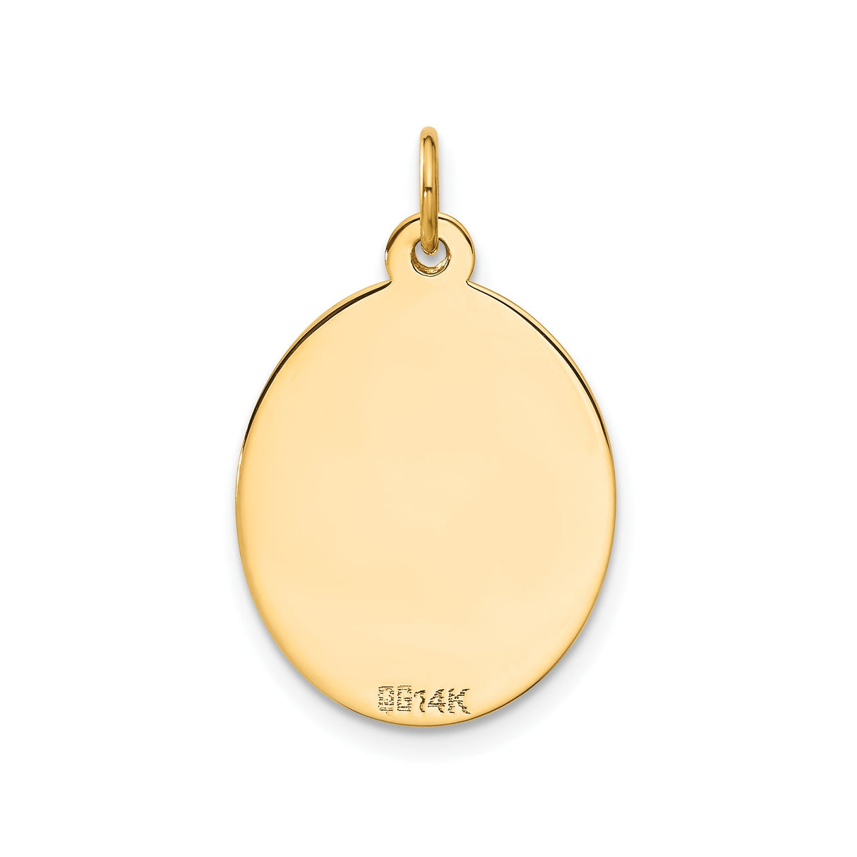 14k Yellow Gold Pendant with Vintage Key and Engravable Disc, Sentimental Charm for Women