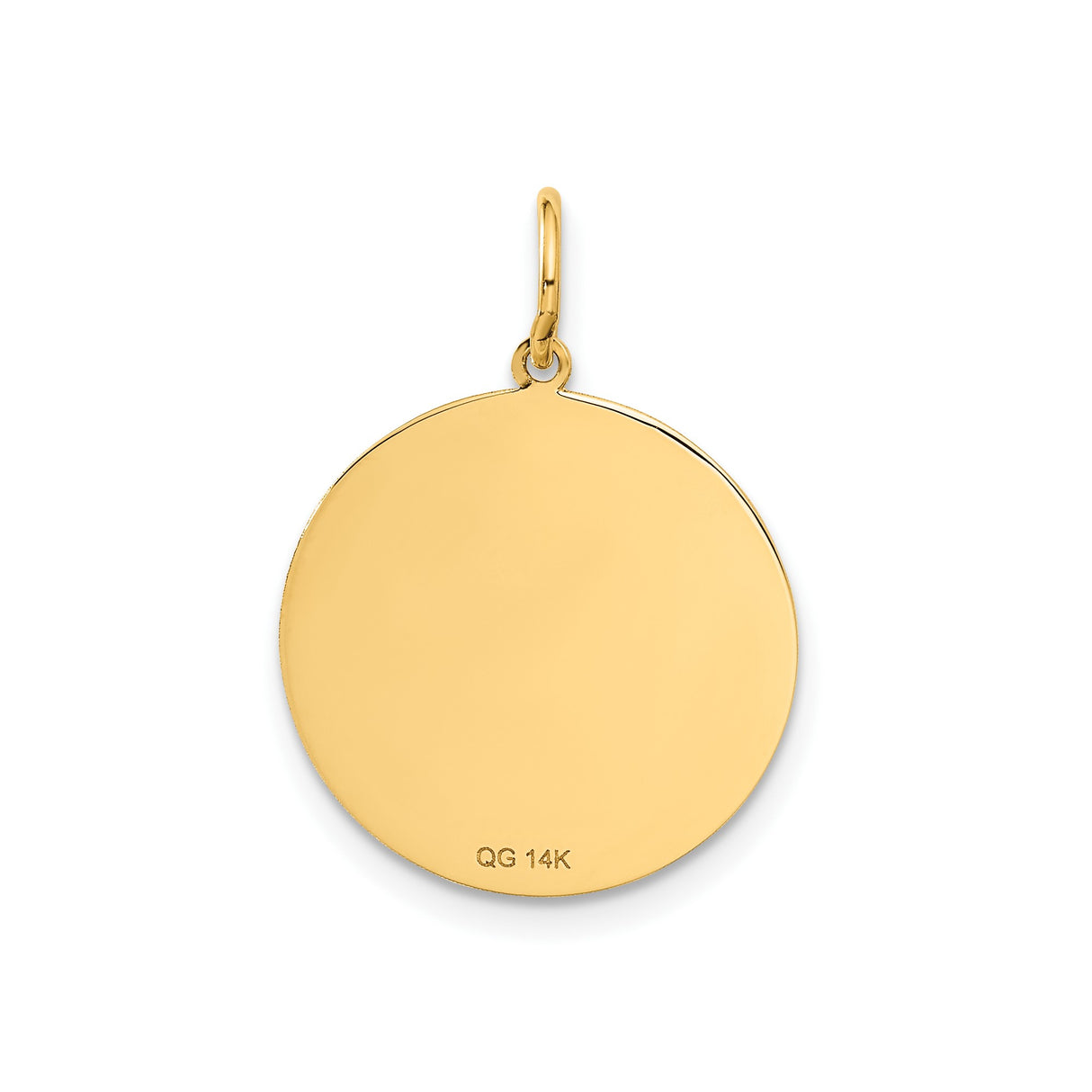 14k Yellow Gold Graduation Pendant with Cap and Diploma Scroll Design