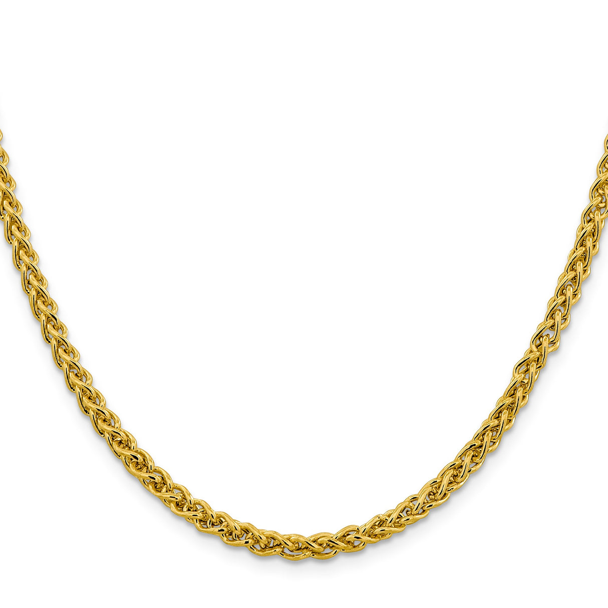 14K Yellow Gold 4.15 mm Polished Chain Necklace