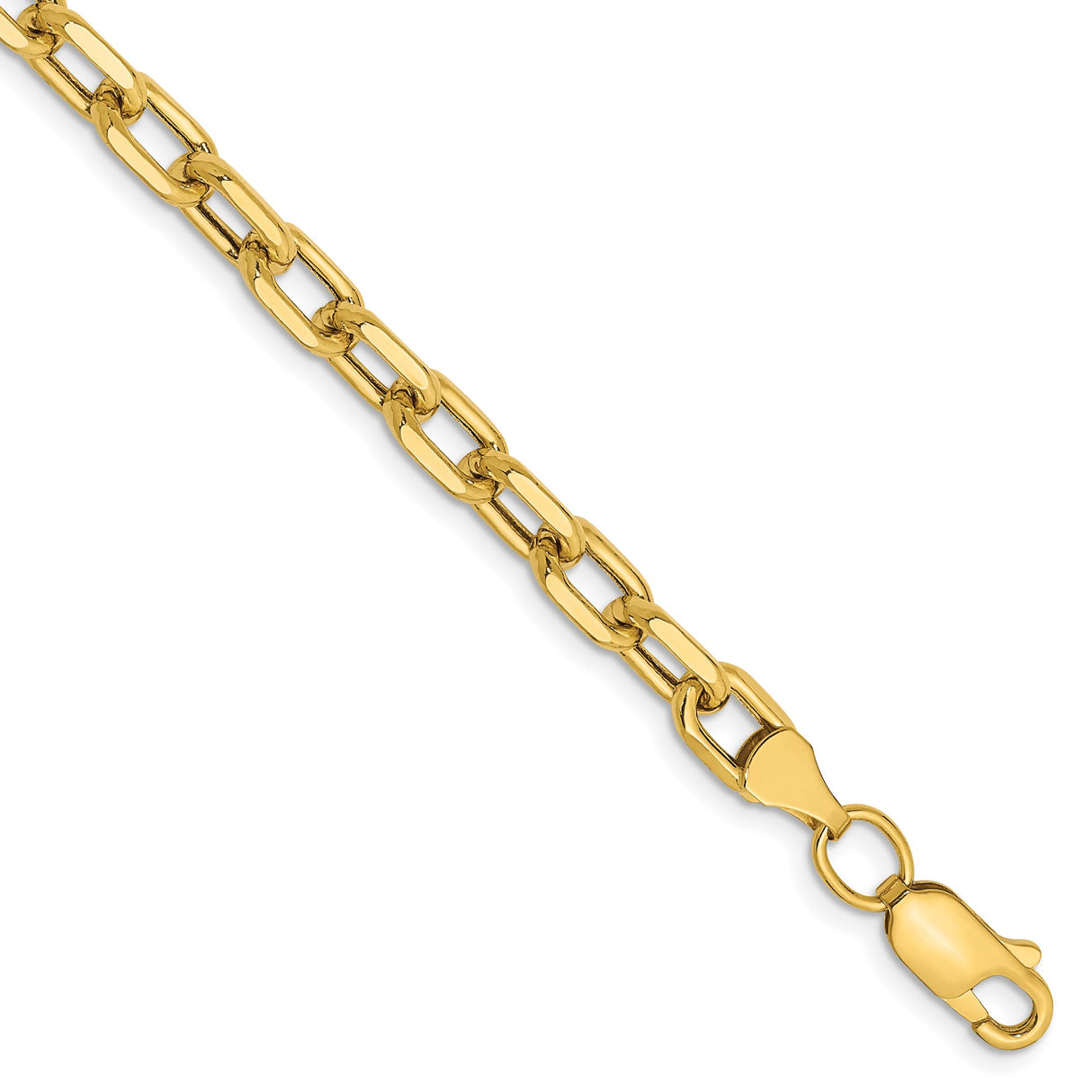 14K Yellow Gold 4.9 mm Polished Chain Bracelet