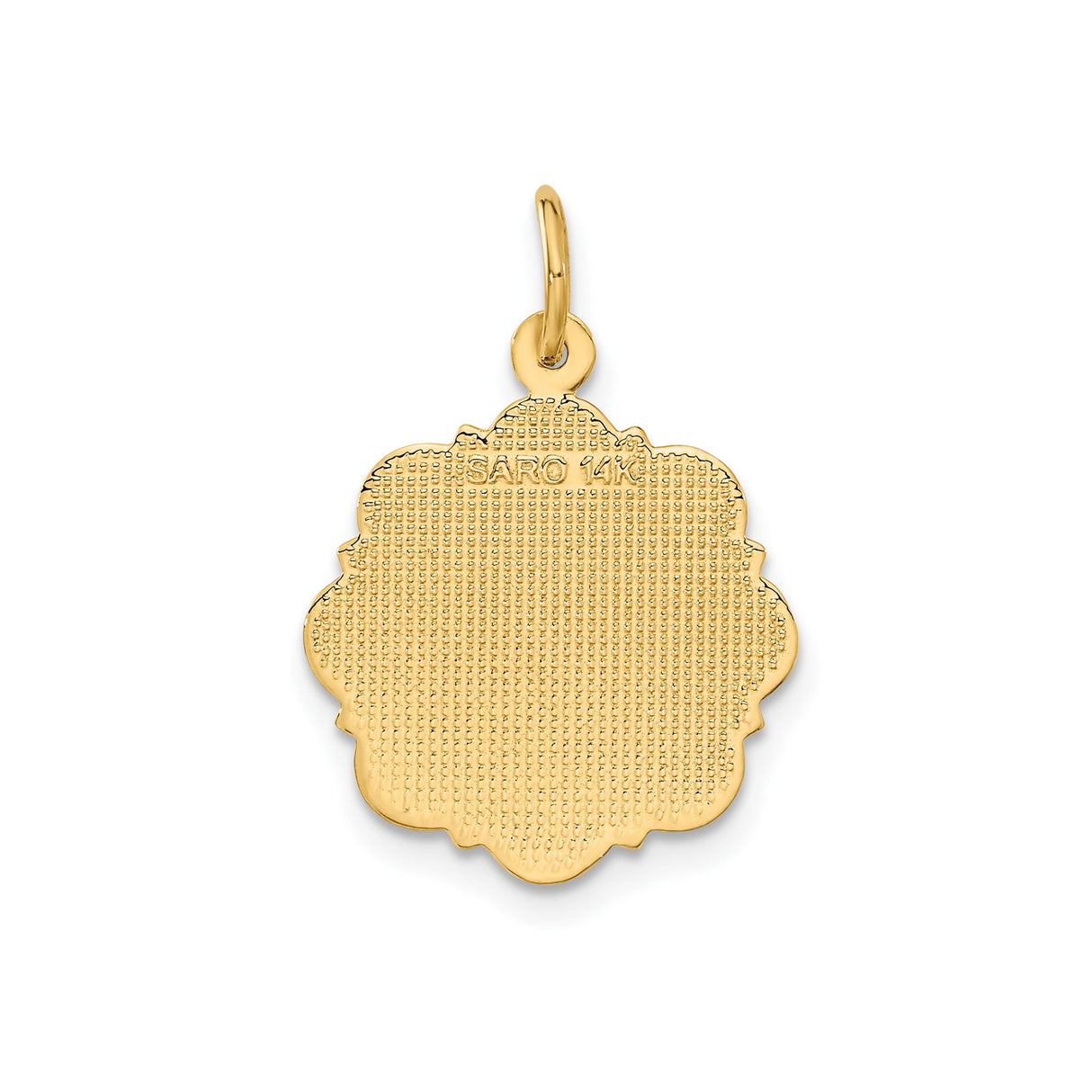 14k Yellow Gold RN Pendant with Caduceus Symbol, Nursing and Medical Jewelry for Women