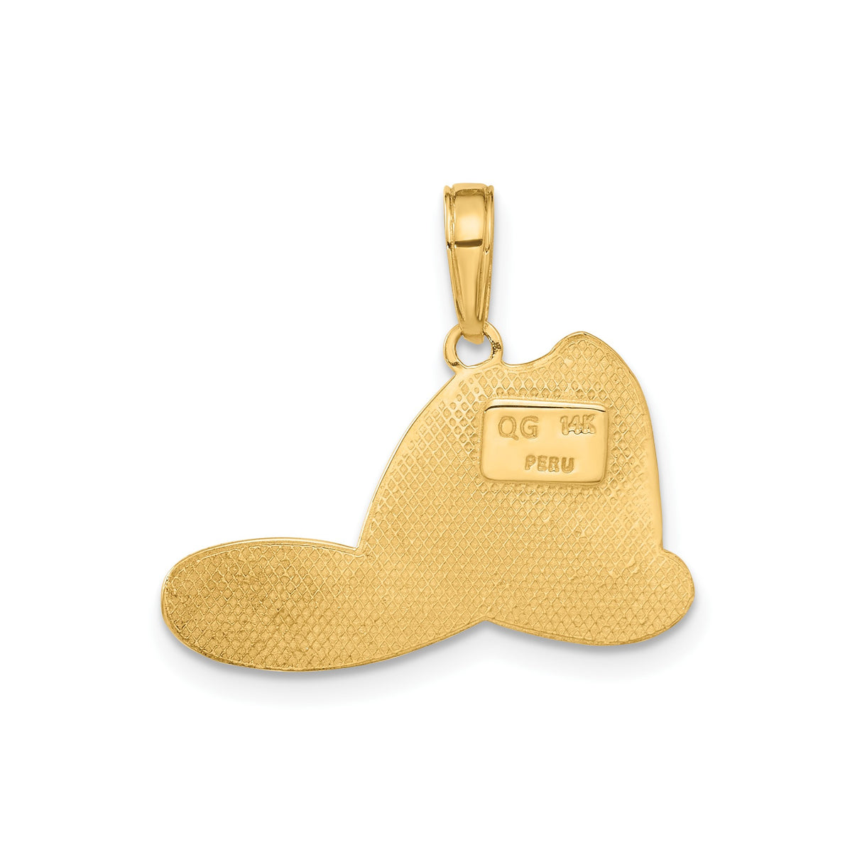 14k Yellow Gold Firefighter Helmet Pendant with Maltese Cross and Fire Dept Engraving