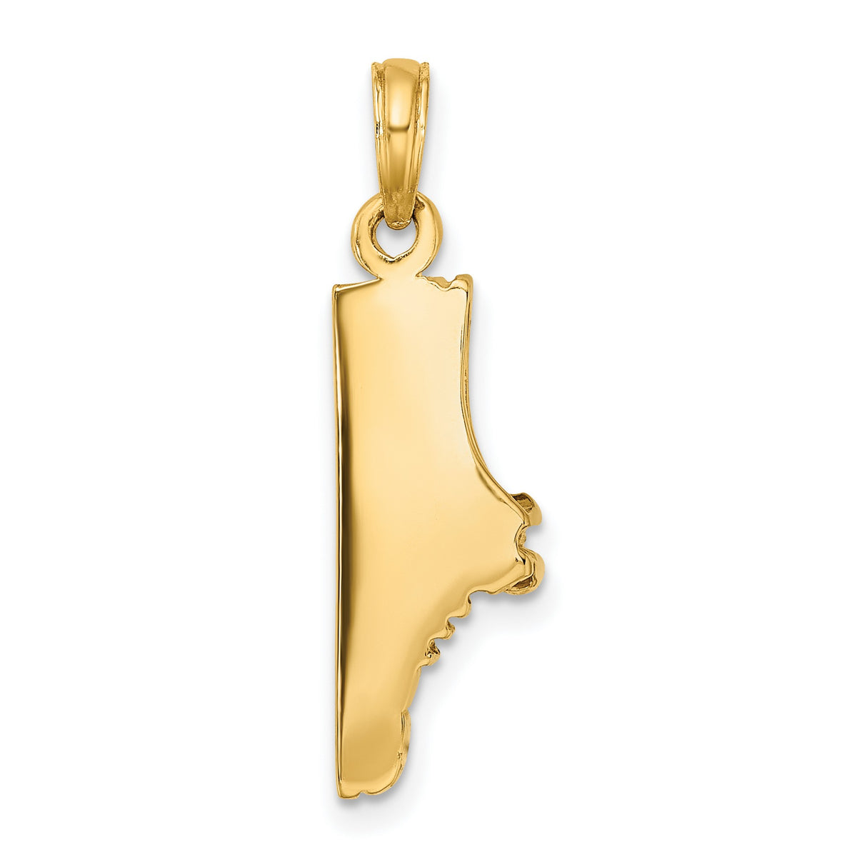 14k Yellow Gold Sneaker Pendant, Athletic Shoe Charm, Streetwear Jewelry for Men or Women