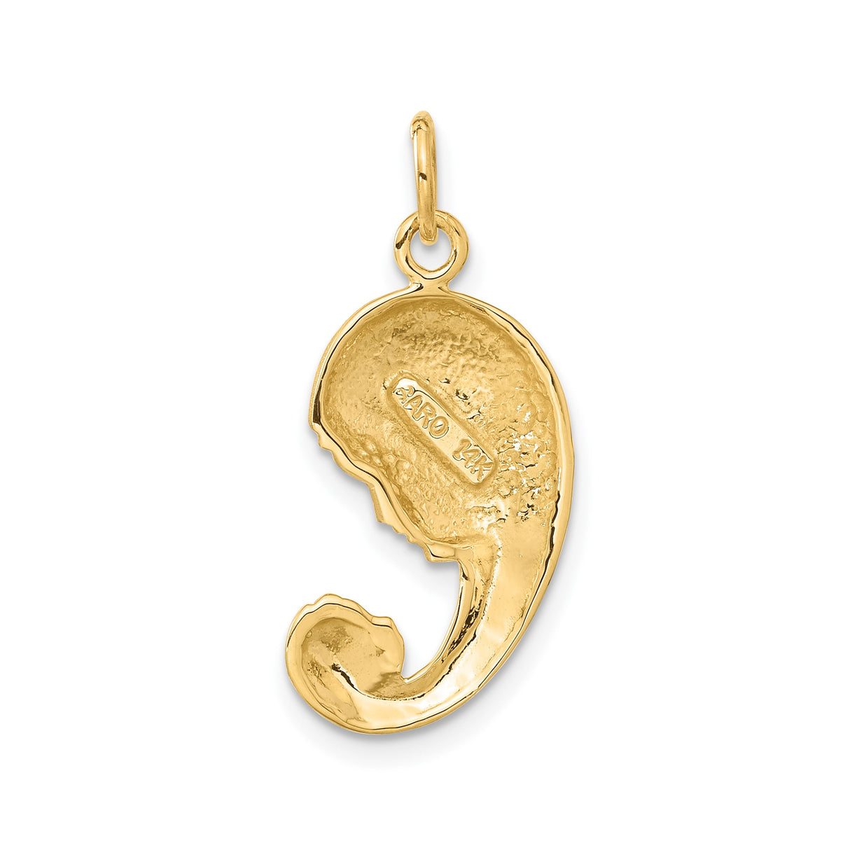 14k Yellow Gold Pendant Featuring Virgin Mary Holding Baby Jesus, Catholic Religious Jewelry