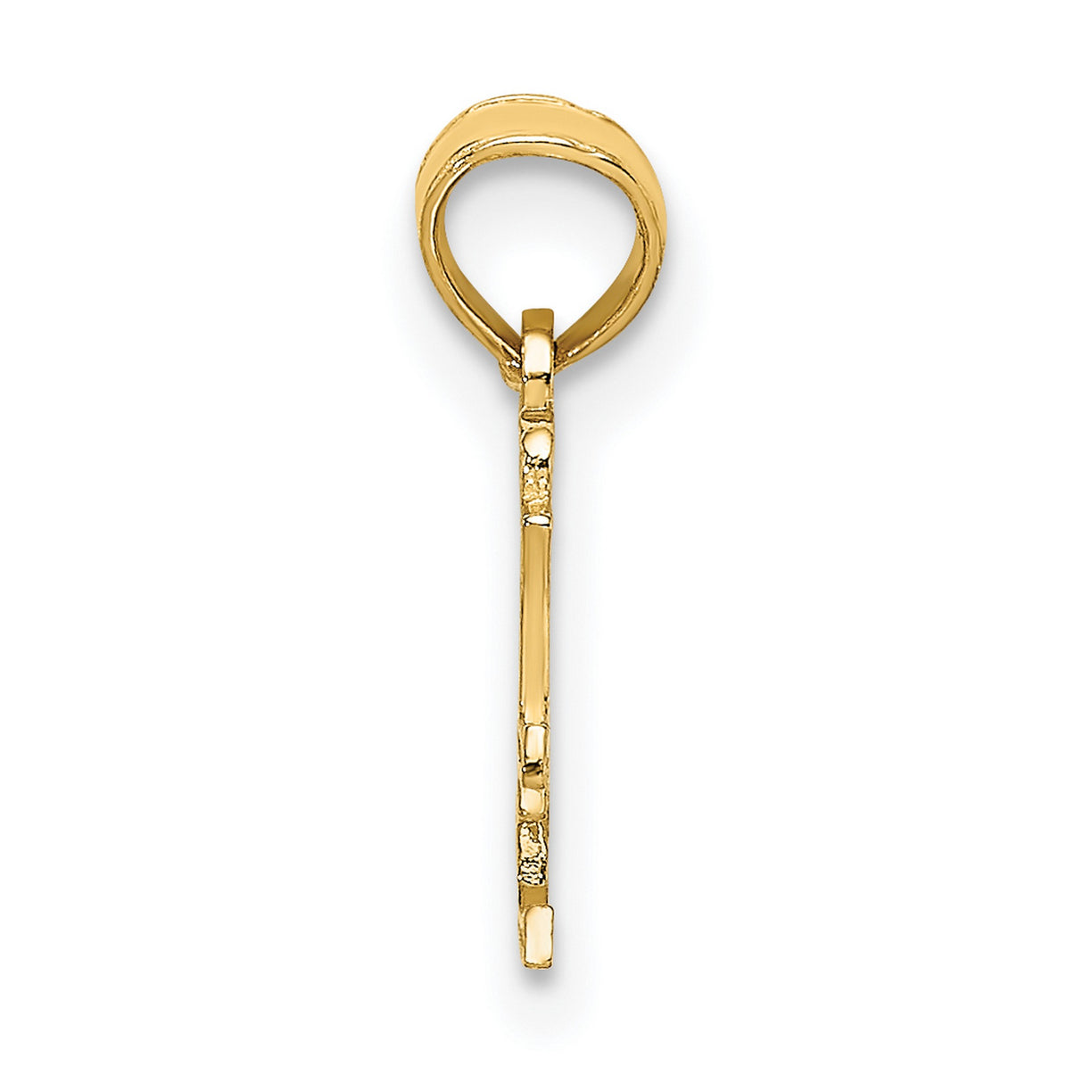 14k Yellow Gold Pendant, Spoil Me Phrase Charm, Whimsical Flirty Statement Jewelry for Women