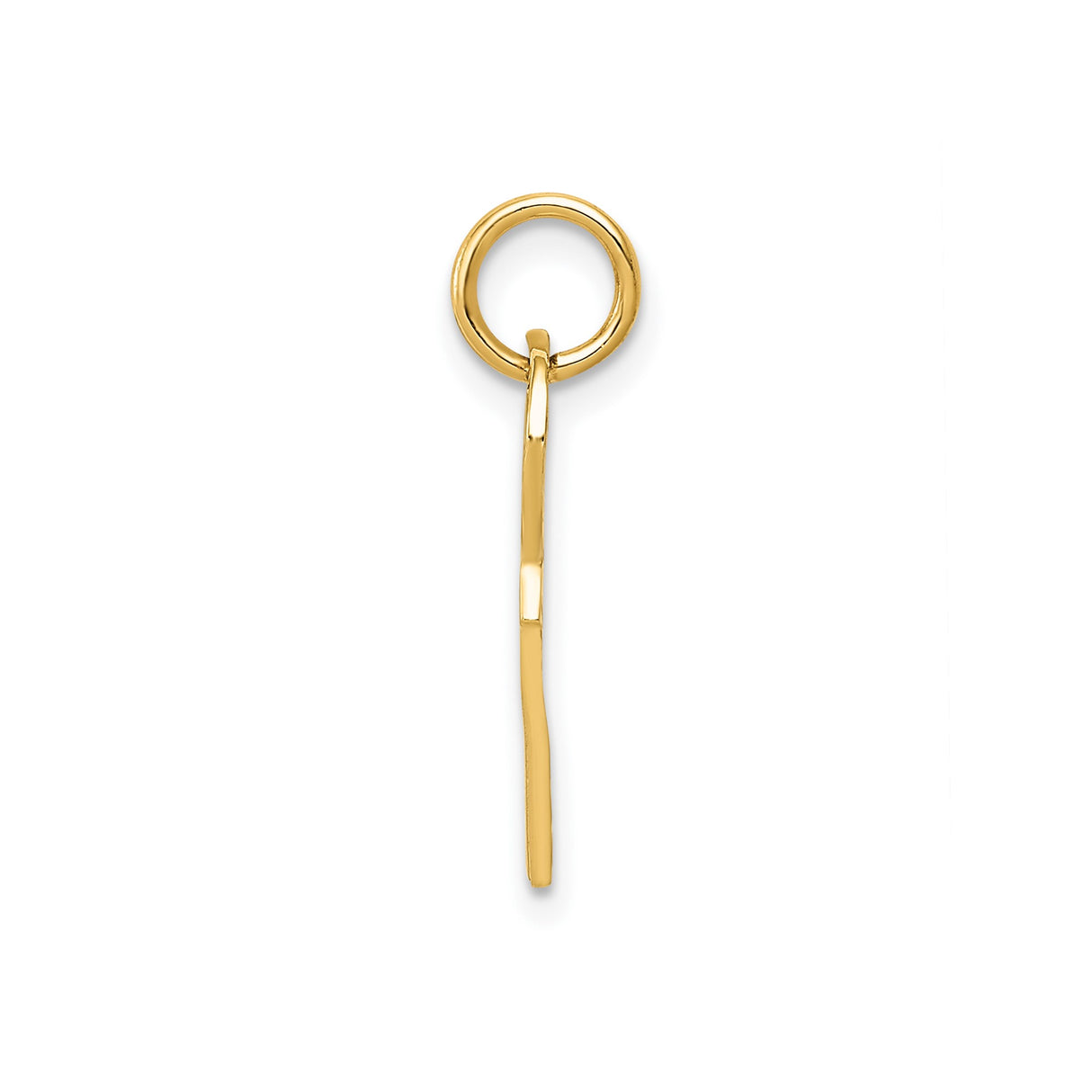 14k Yellow Gold Key Pendant, Delicate Charm with Symbolic Meaning, Minimalist Jewelry for Women