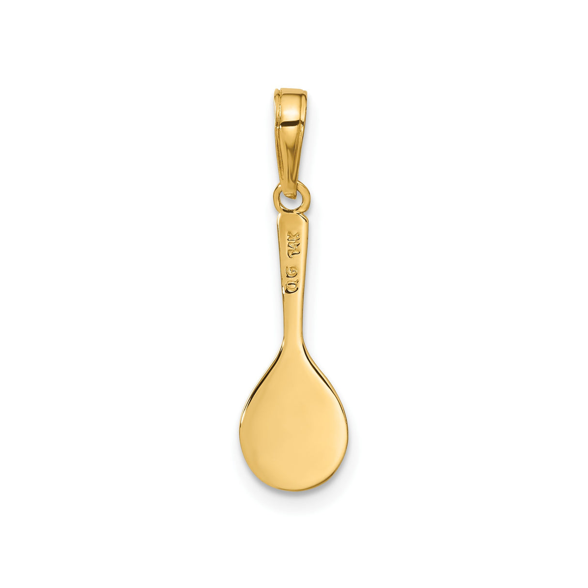 14k Yellow Gold Tennis Racket Pendant with Ball Detail, Sports Charm for Athletes and Tennis Lovers