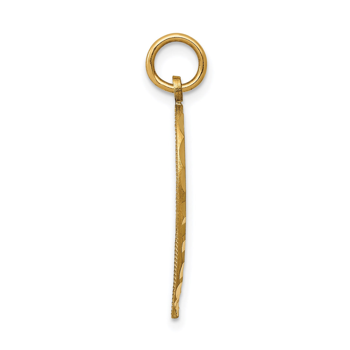 14k Yellow Gold Friendship Heart Pendant Set, Split Heart Charm with Matching Halves