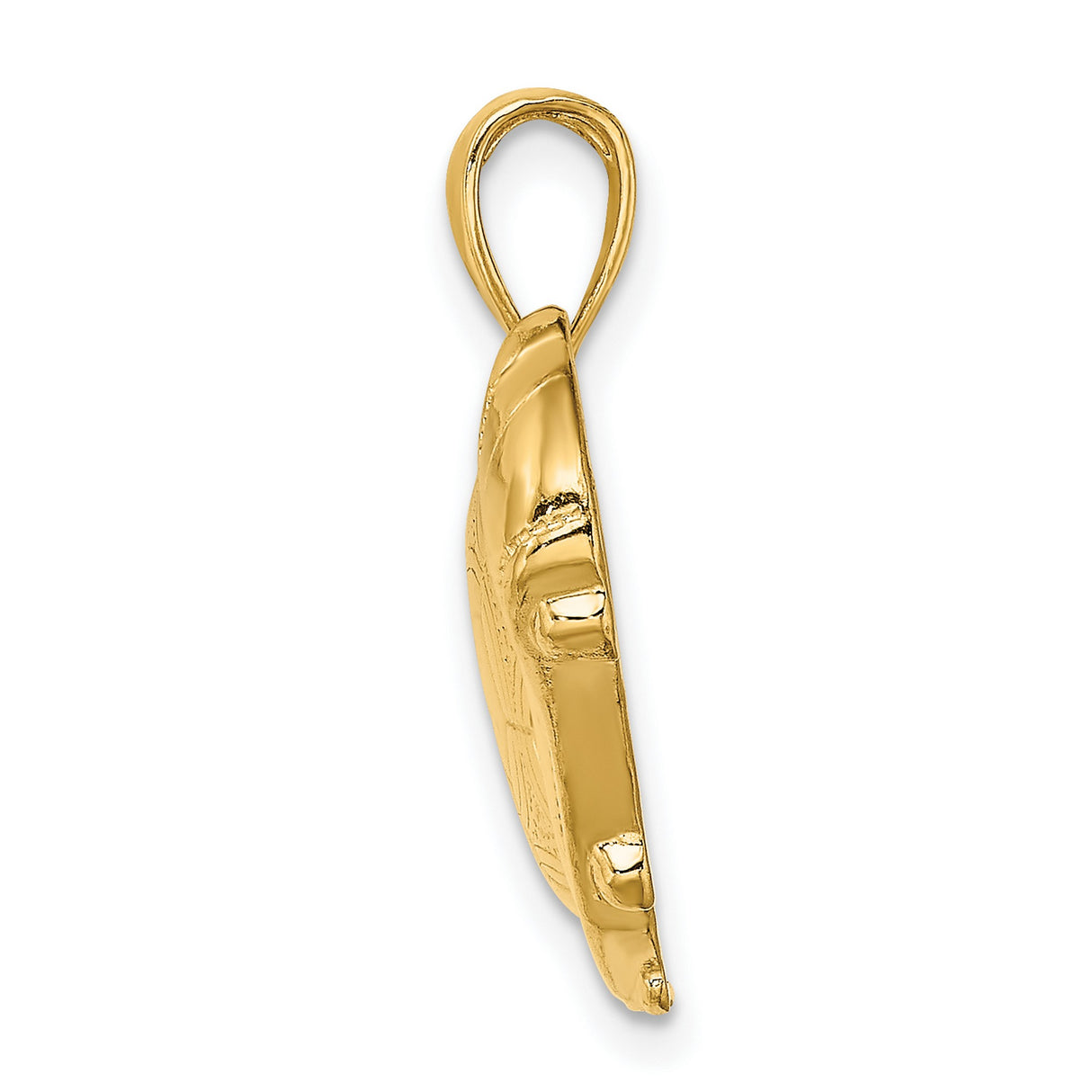 14k Yellow Gold Soccer Pendant with Cleat and Ball, Unisex Sports Charm