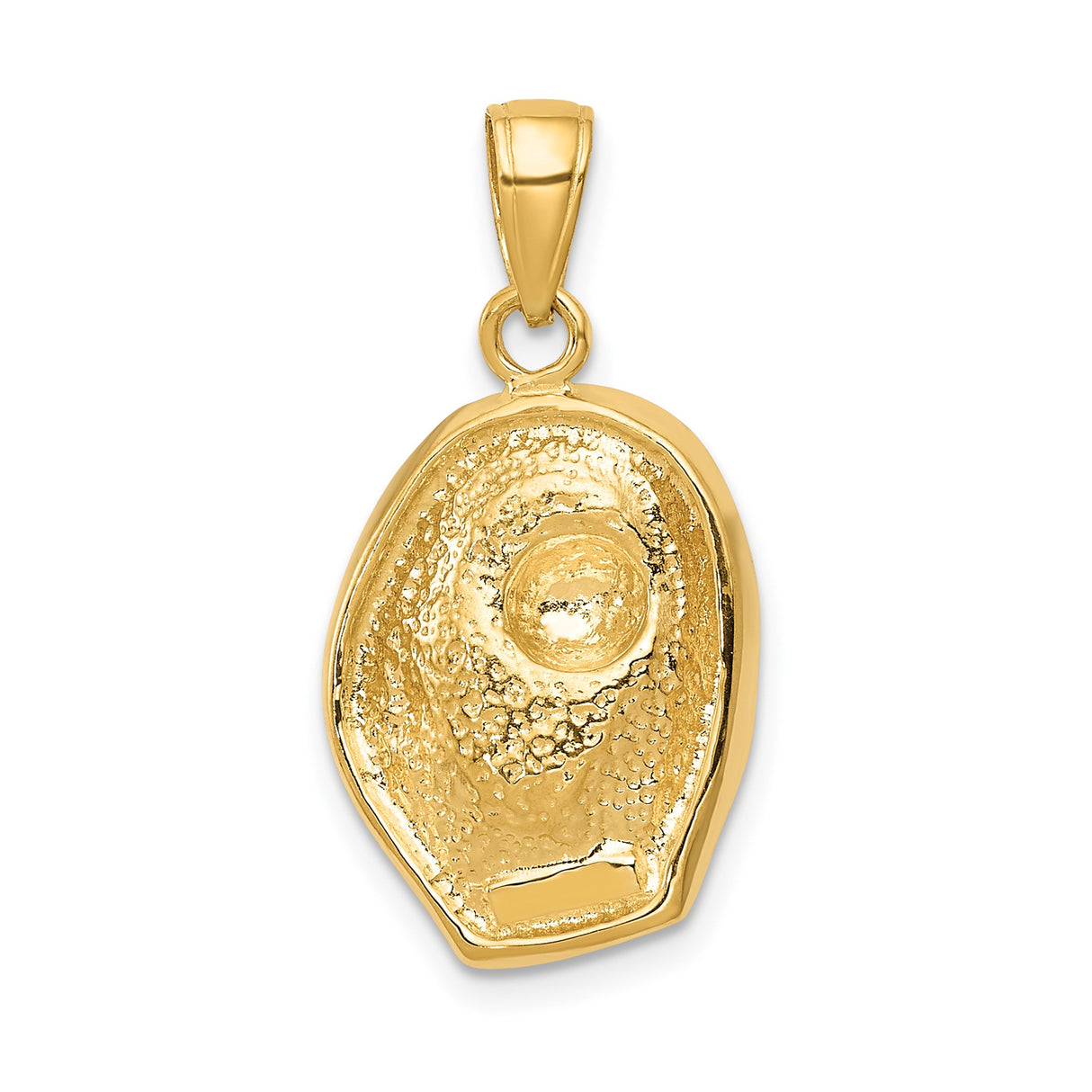 14k Yellow Gold Baseball Glove Pendant with Ball Detail, Sports Charm for Men or Unisex Wear
