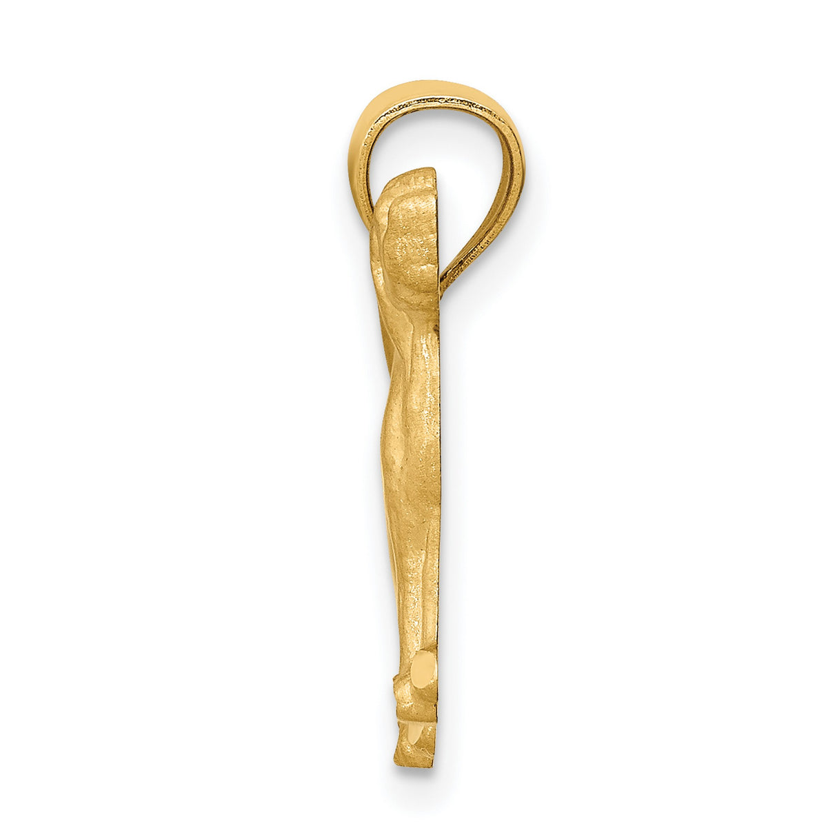 14k Yellow Gold Labrador Retriever Pendant, Dog Silhouette Charm, Animal Jewelry for Pet Lovers