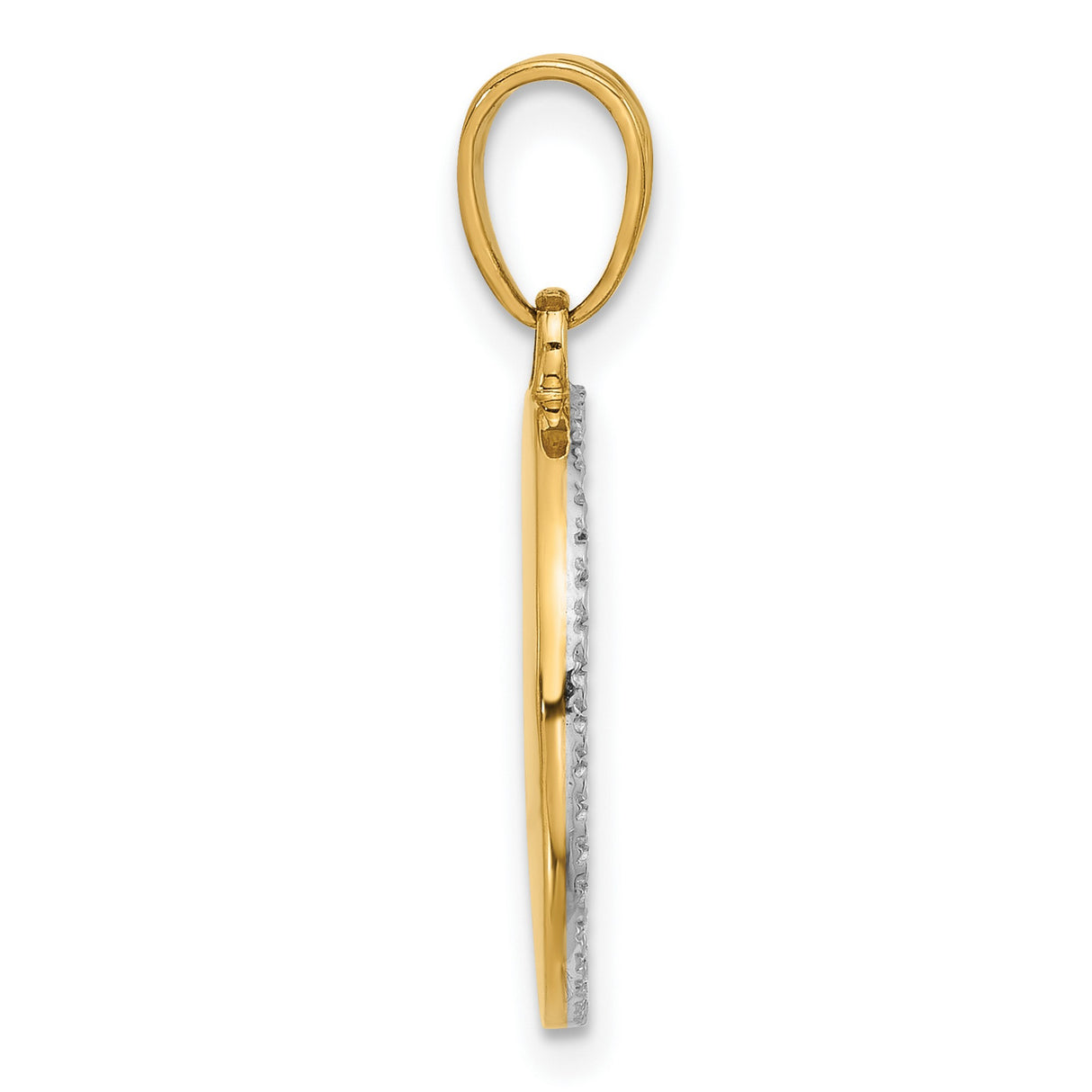 14k Yellow Gold Two-Tone Celestial Pendant with Sun, Moon and Stars, Blue Enamel Medallion