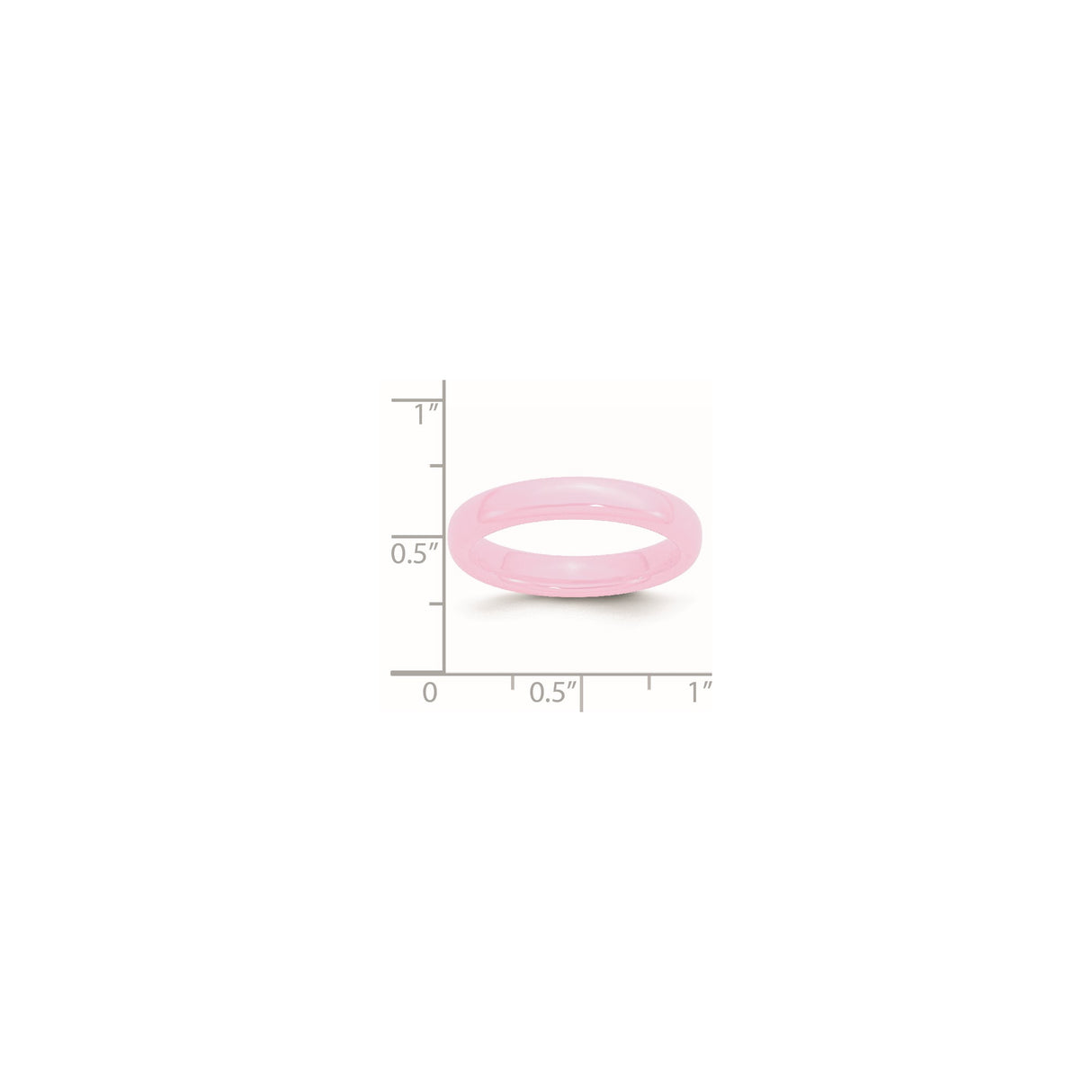 wedding band ring shown for scale