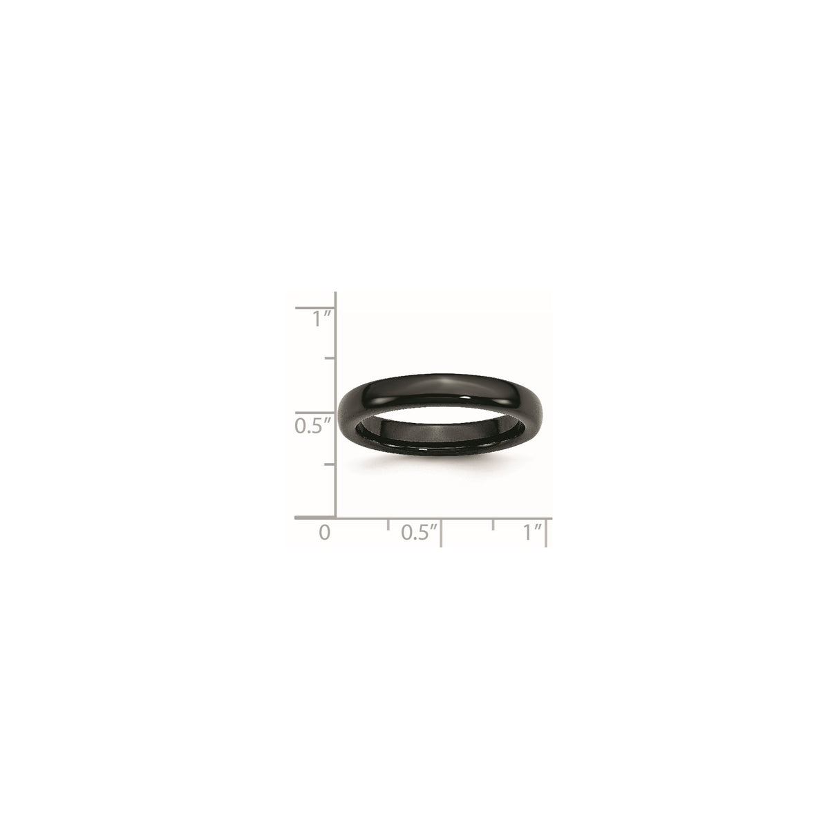 wedding band ring shown for scale