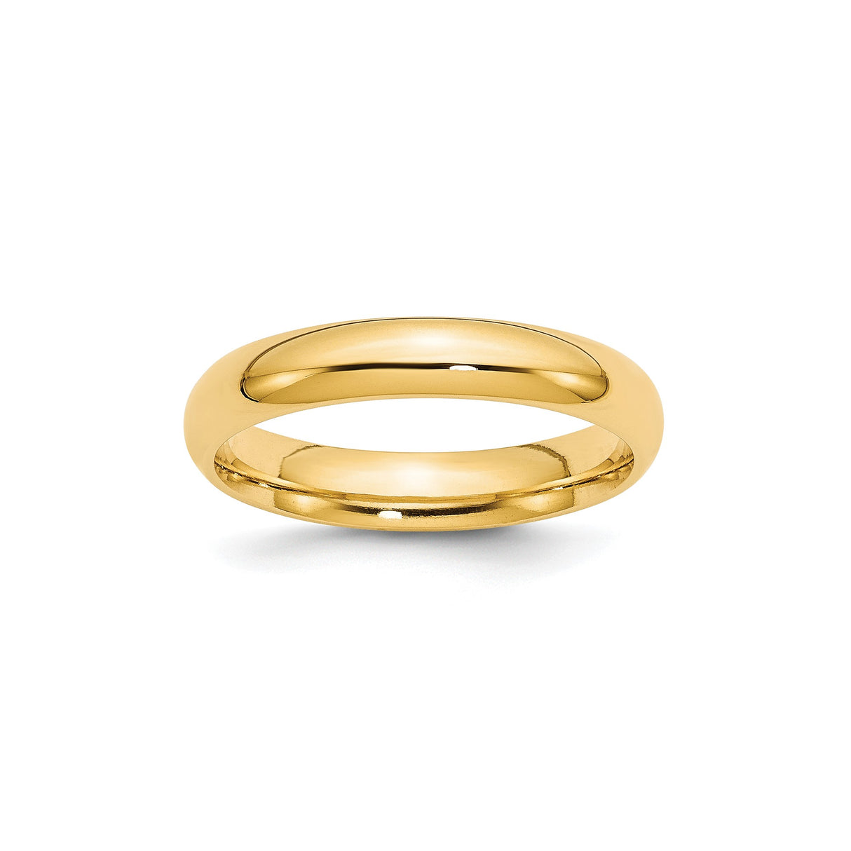 Yellow Gold Comfort Fit wedding band ring