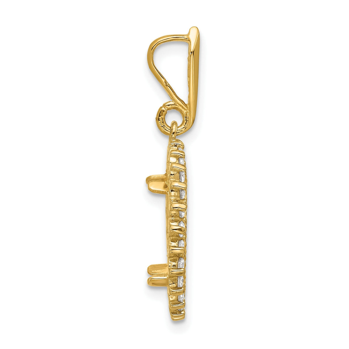 13 mm 14k Multi-Tone Gold coin bezel for 13 mm Coin — alternate view