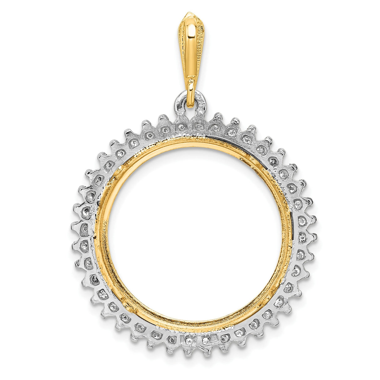 22 mm 14k Multi-Tone Gold coin bezel for 21.6 mm Coin — additional image