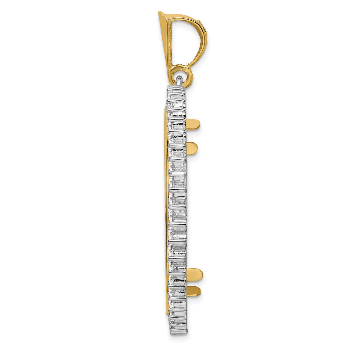 34 mm 14k Multi-Tone Gold coin bezel for 34.2 mm Coin — alternate view