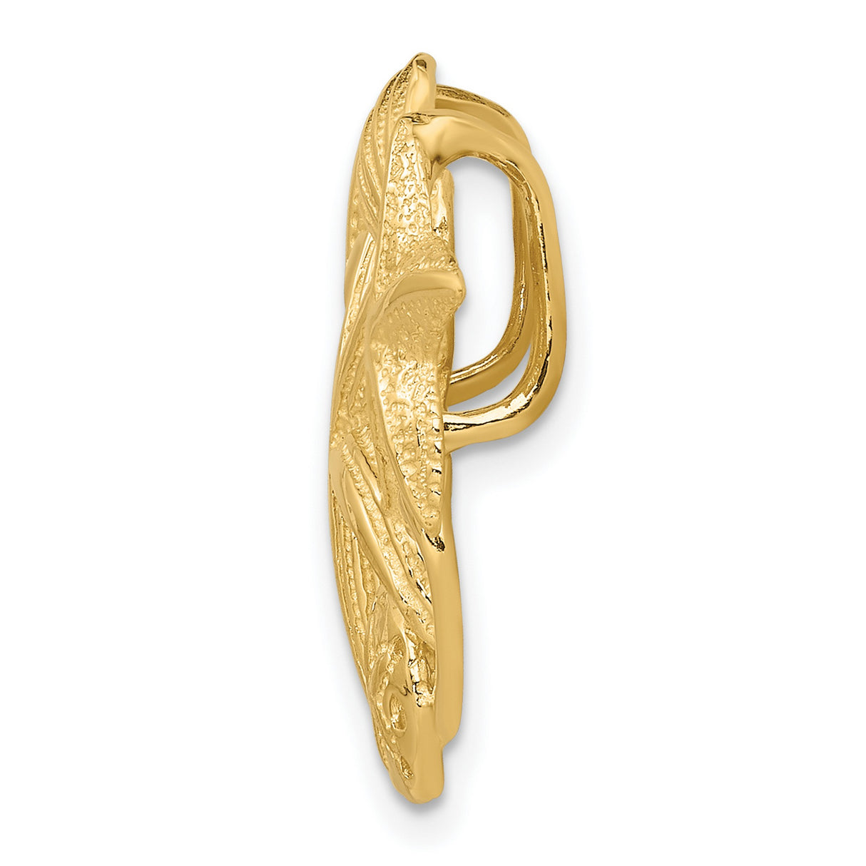 14k Yellow Gold Brooch with Starfish, Sand Dollar, and Seashell Ocean Motif