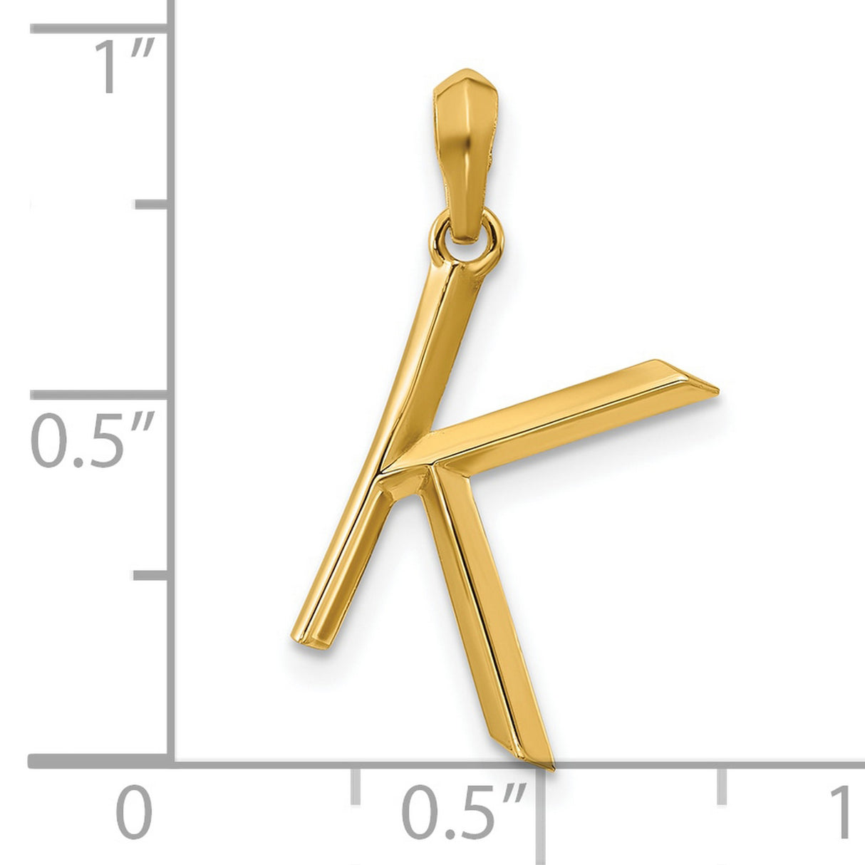 14k Yellow Gold Chai Pendant, Unisex Hebrew Symbol Charm, Jewish Faith and Heritage Jewelry