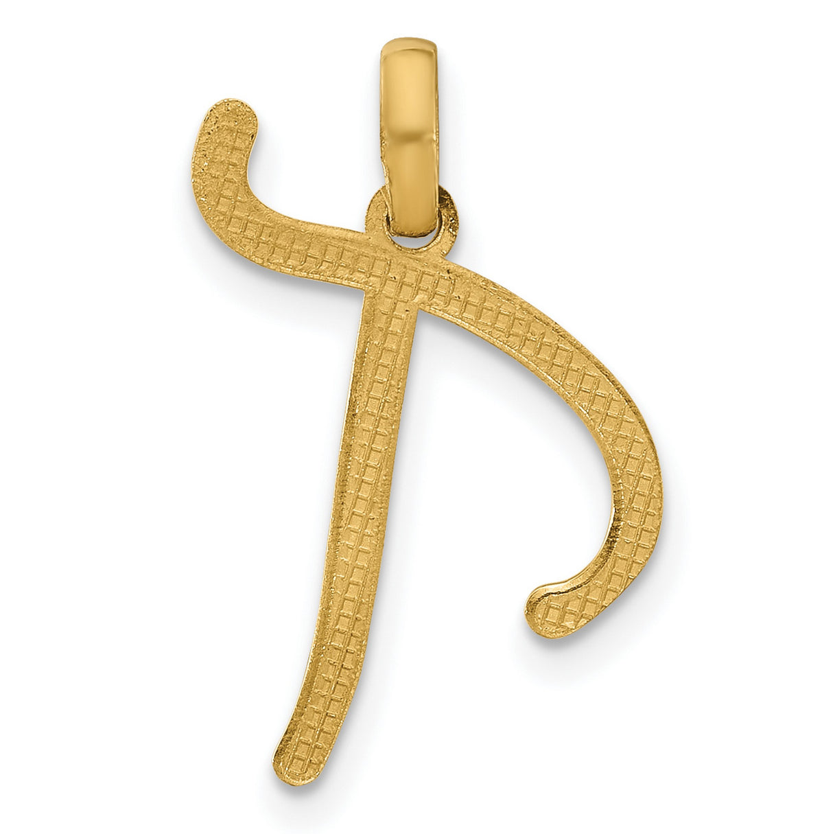 14k Yellow Gold Tau Cross Pendant, Christian Religious Symbol, Unisex Catholic Jewelry