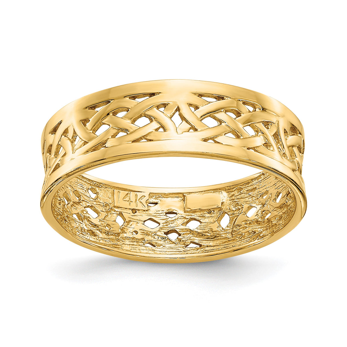 14k Yellow Gold wedding band ring