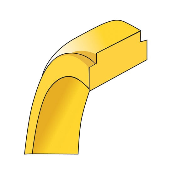14K Yellow Gold Flat 6mm Solid Wedding Band With Step Down Edges And Polished Finish