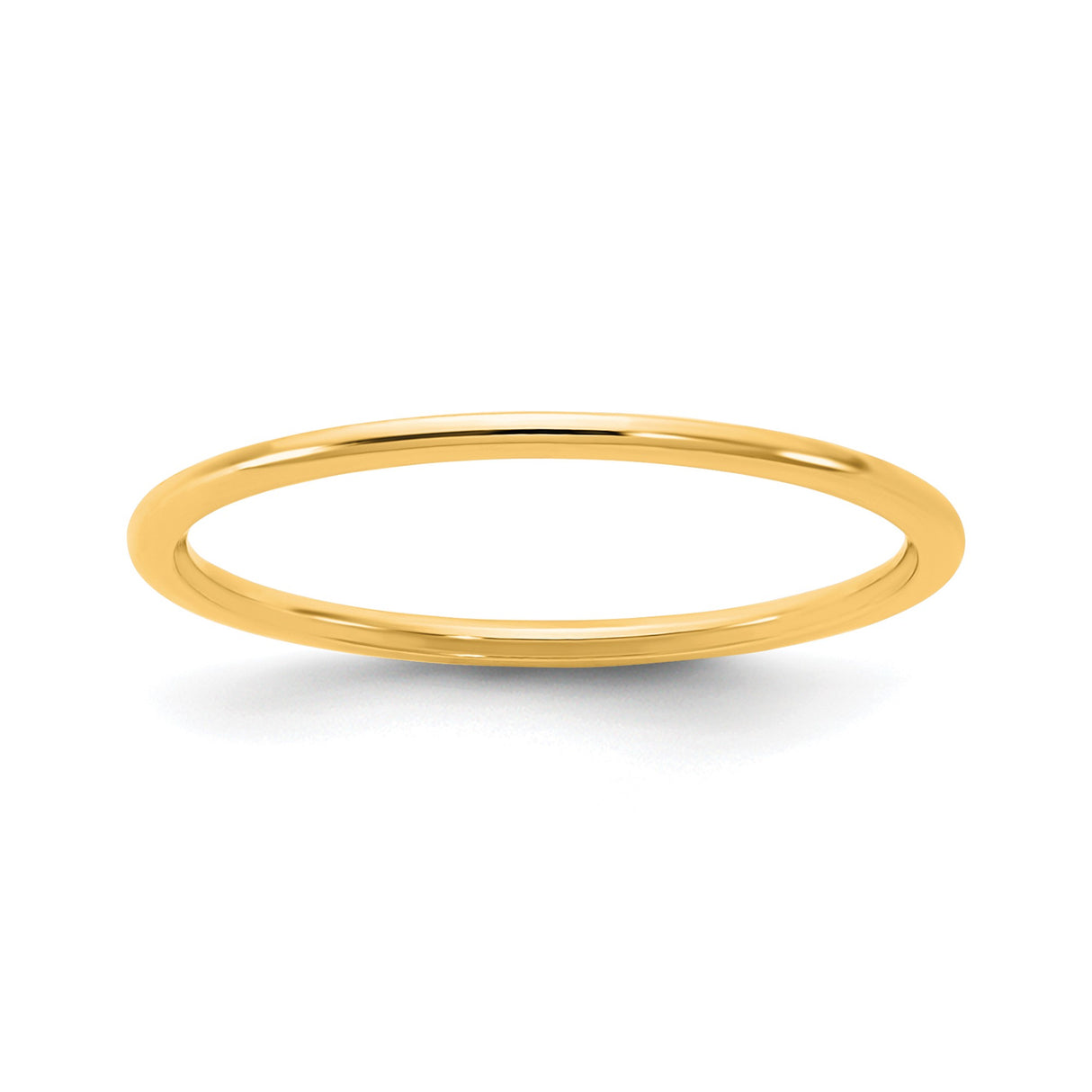 10k Yellow Gold Domed wedding band ring
