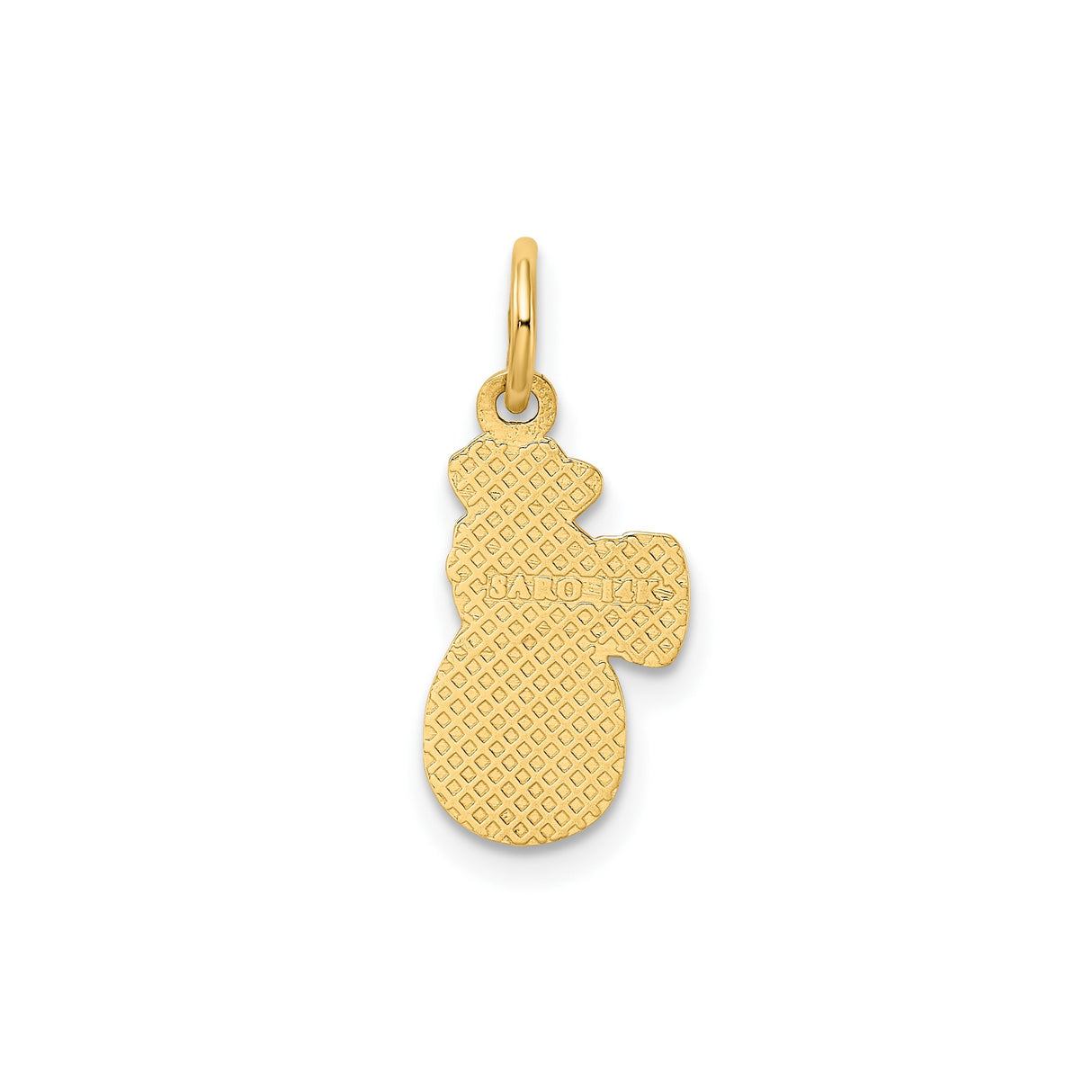 14k Yellow Gold Money Bag Pendant with Hand Holding Dollar Sign, Urban Hip Hop Style