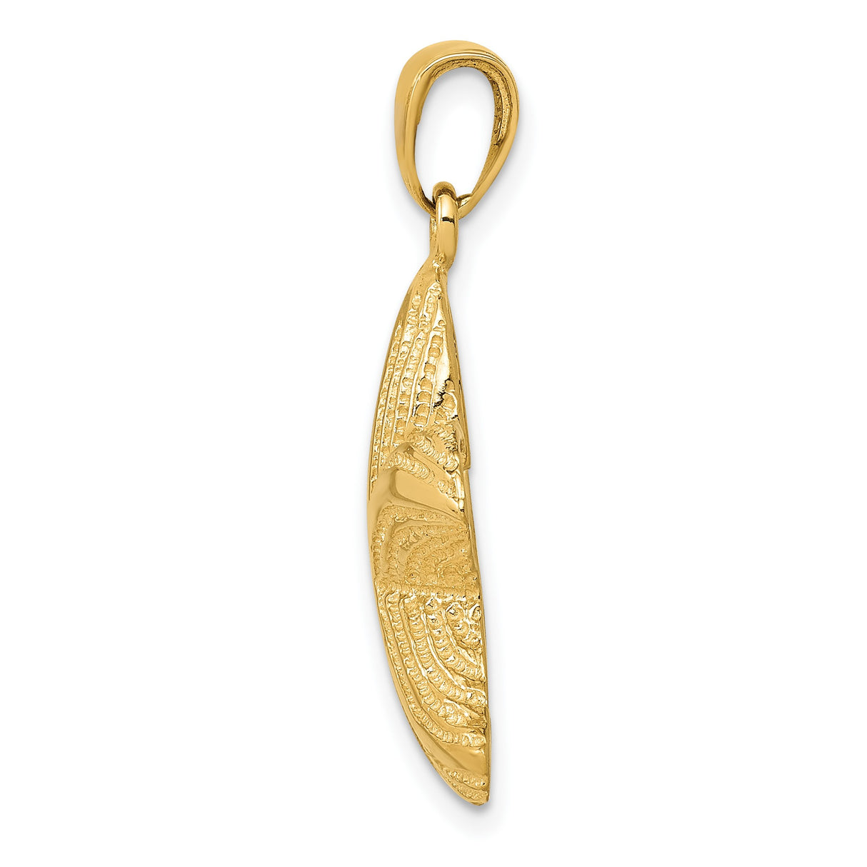 14k Yellow Gold Starfish Pendant with Textured Detailing, Nautical Ocean-Inspired Charm for Women