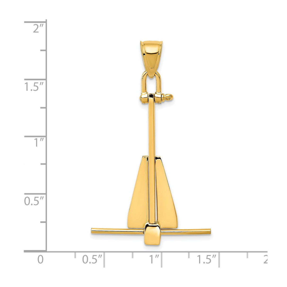 14k Yellow Gold Sailboat Pendant, Minimalist Nautical Charm for Ocean and Sailing Enthusiasts