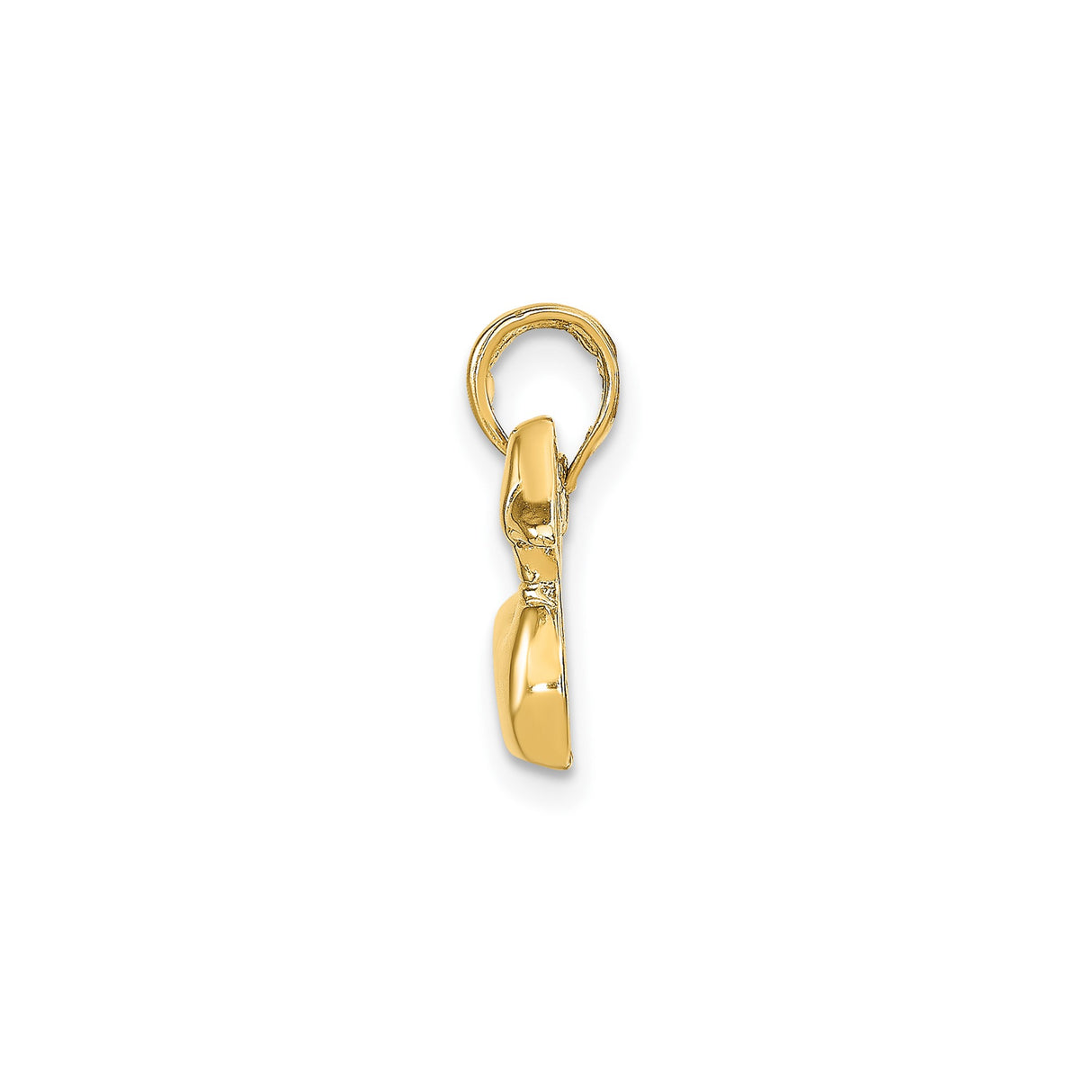 14k Yellow Gold Duck Pendant, Detailed Mallard Charm with Nature Symbolism for Women or Unisex
