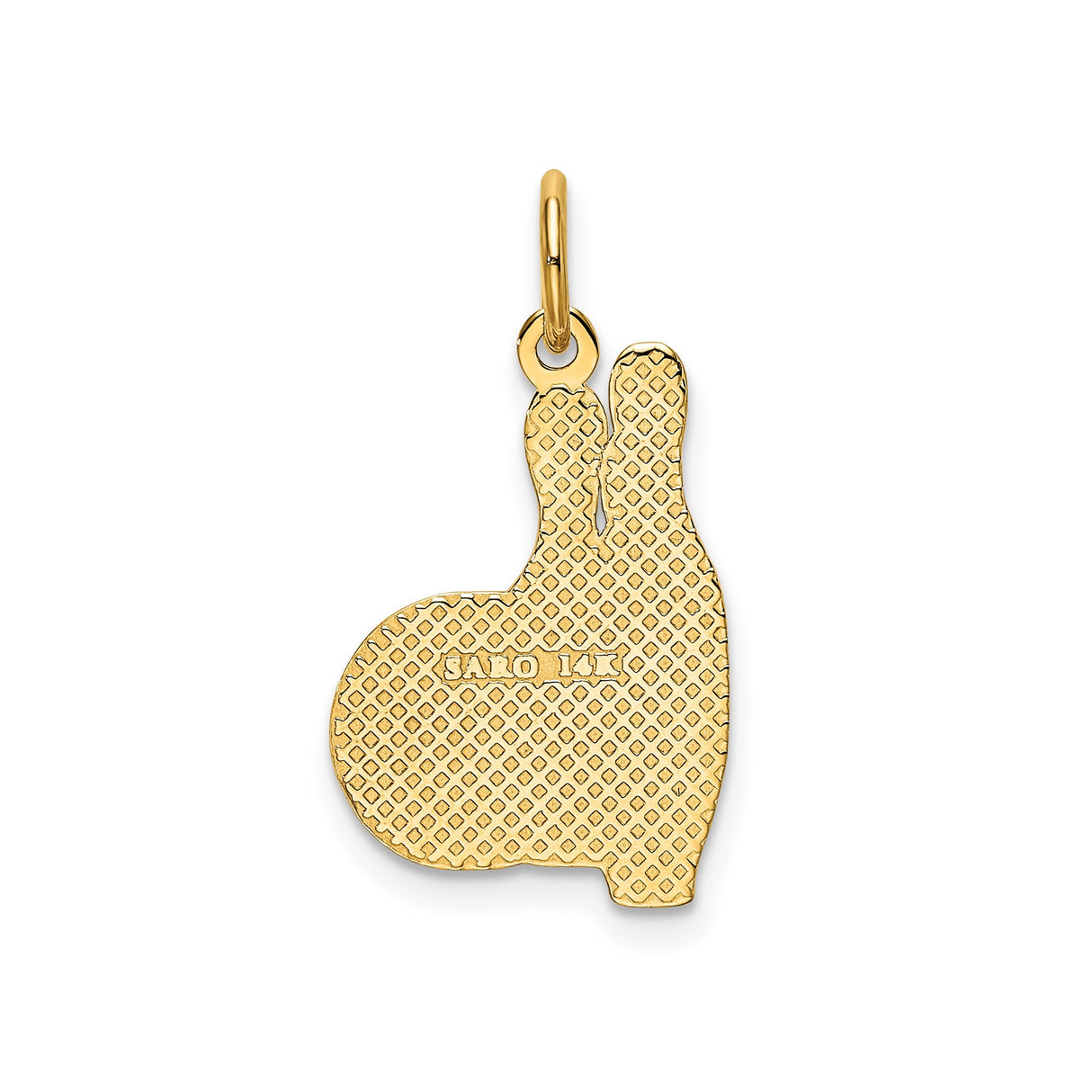 14k Yellow Gold Bowling Pendant with Three Pins and Ball, Unisex Sports Charm
