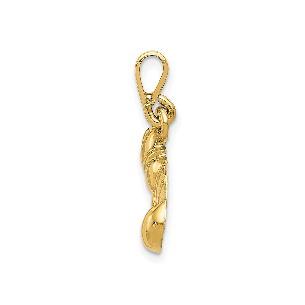 14k Yellow Gold Boxing Glove Pendant, Sports Jewelry Symbolizing Strength and Resilience for Men or Unisex