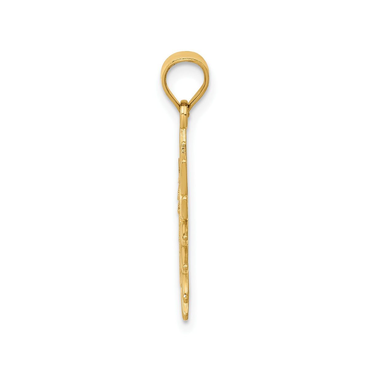 14k Yellow Gold Sunburst Pendant with Intricate Filigree Design, Boho Celestial Style for Women