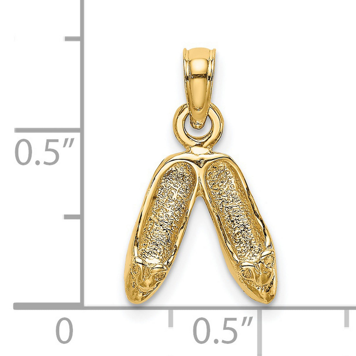 14k Yellow Gold Ten Commandments Pendant with Torah Tablets Engraving