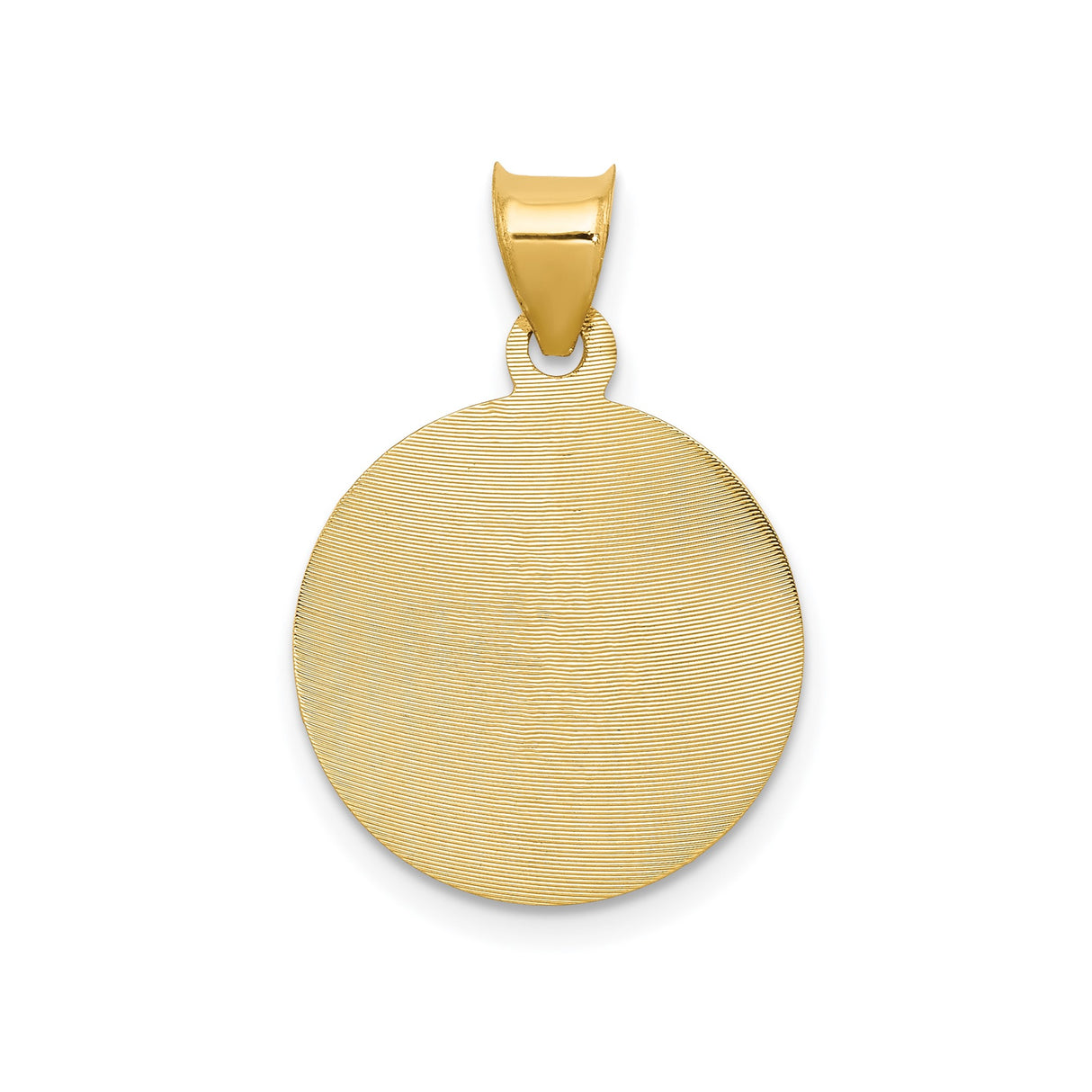 14k Tri-Color Gold Jesus Pendant with Outstretched Arms, Christian Faith Charm