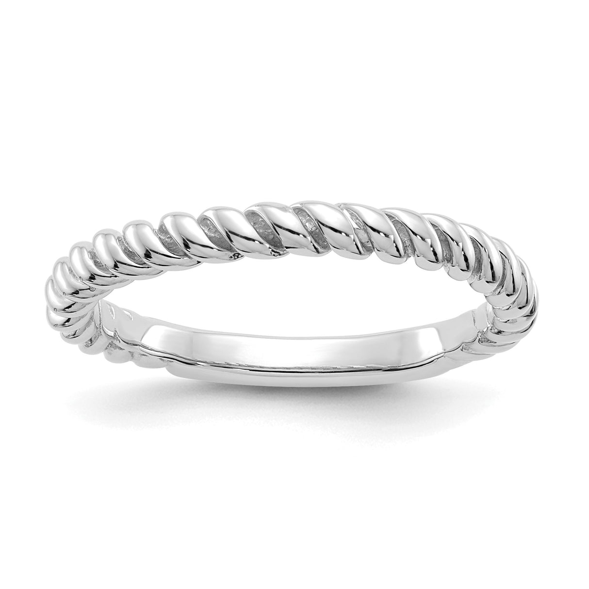 14k White Gold wedding band ring