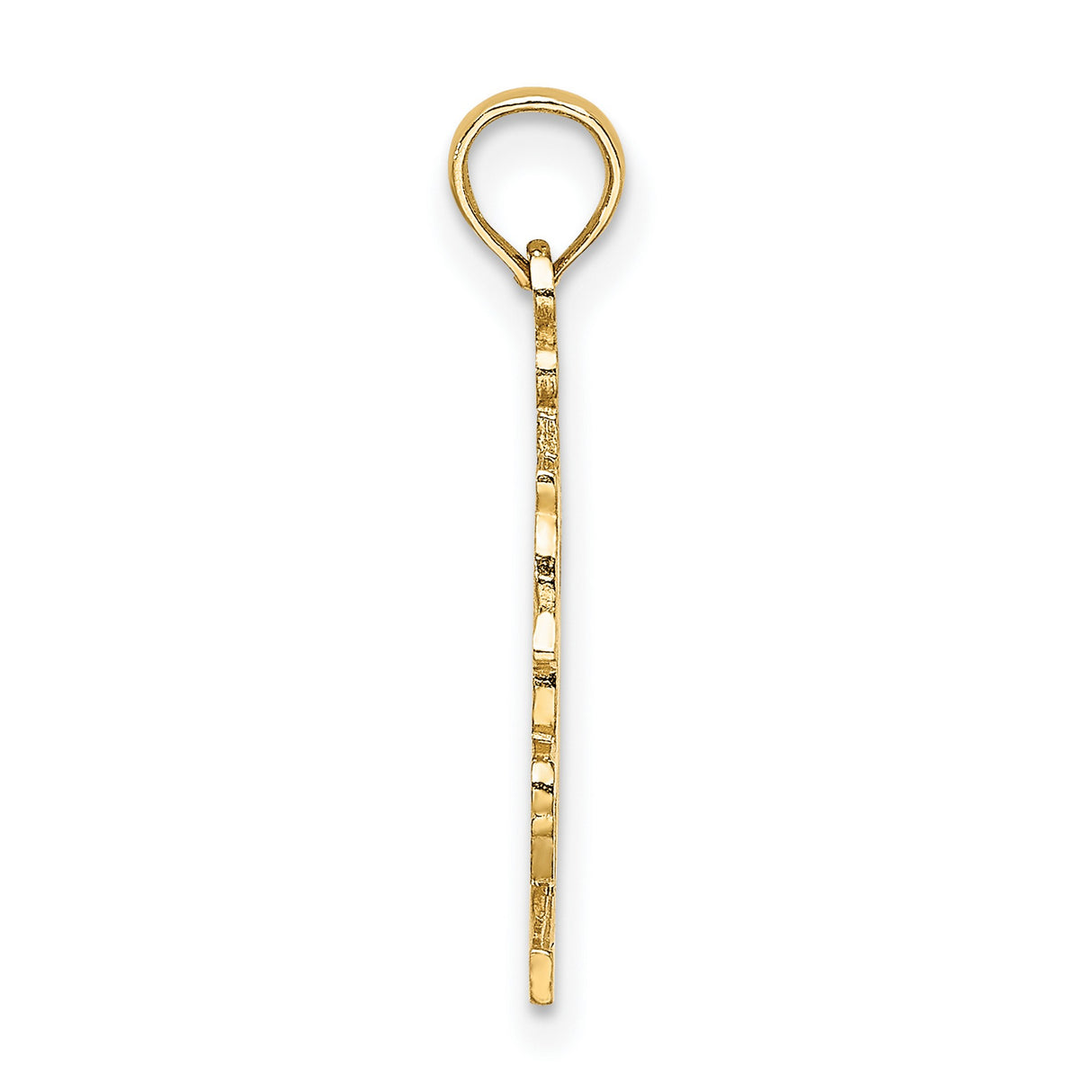 14k Yellow Gold Carousel Horse Pendant with Intricate Detailing, Vintage Whimsical Charm for Women
