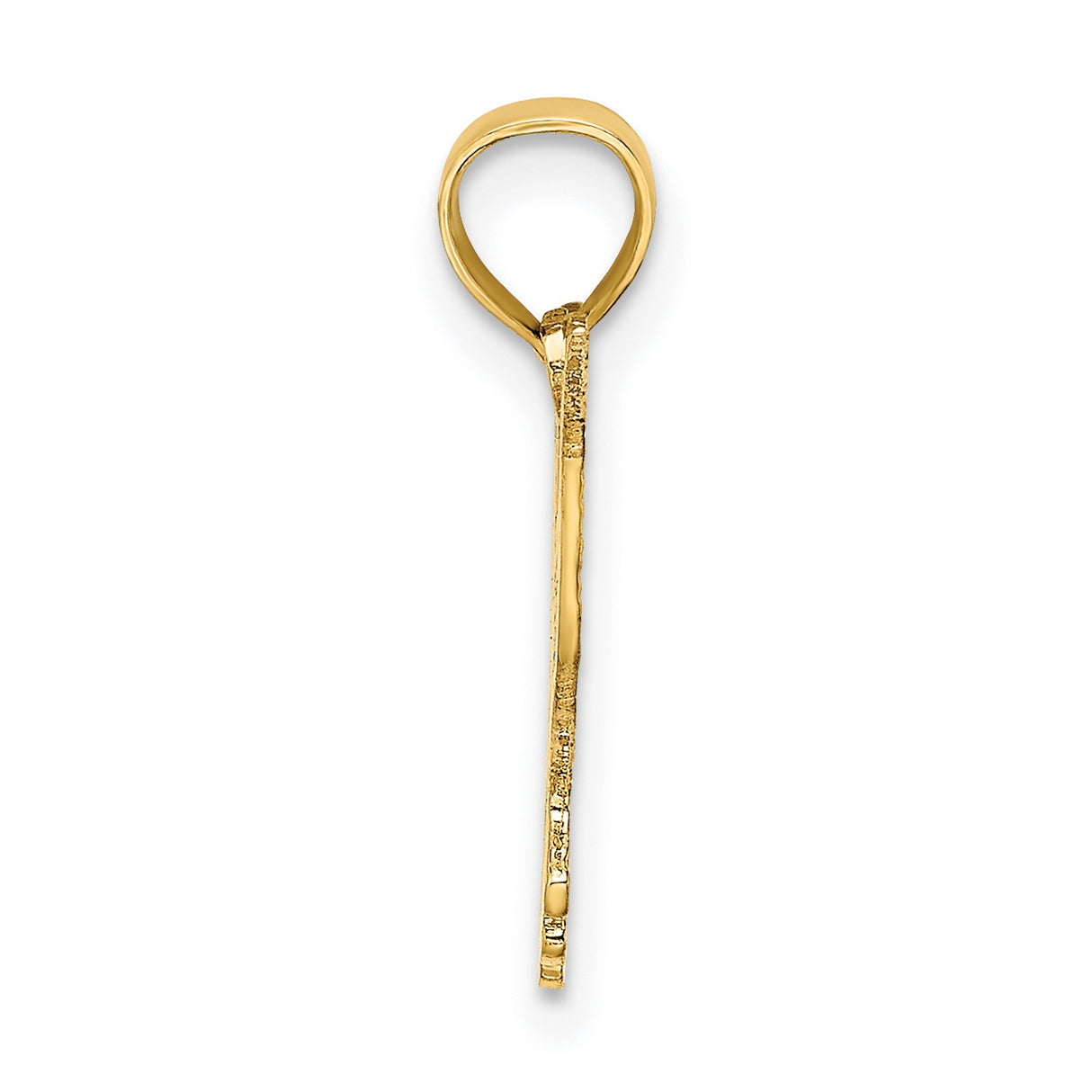 14k Yellow Gold Hummingbird Pendant with Feather Detail, Nature-Inspired Spiritual Jewelry for Women