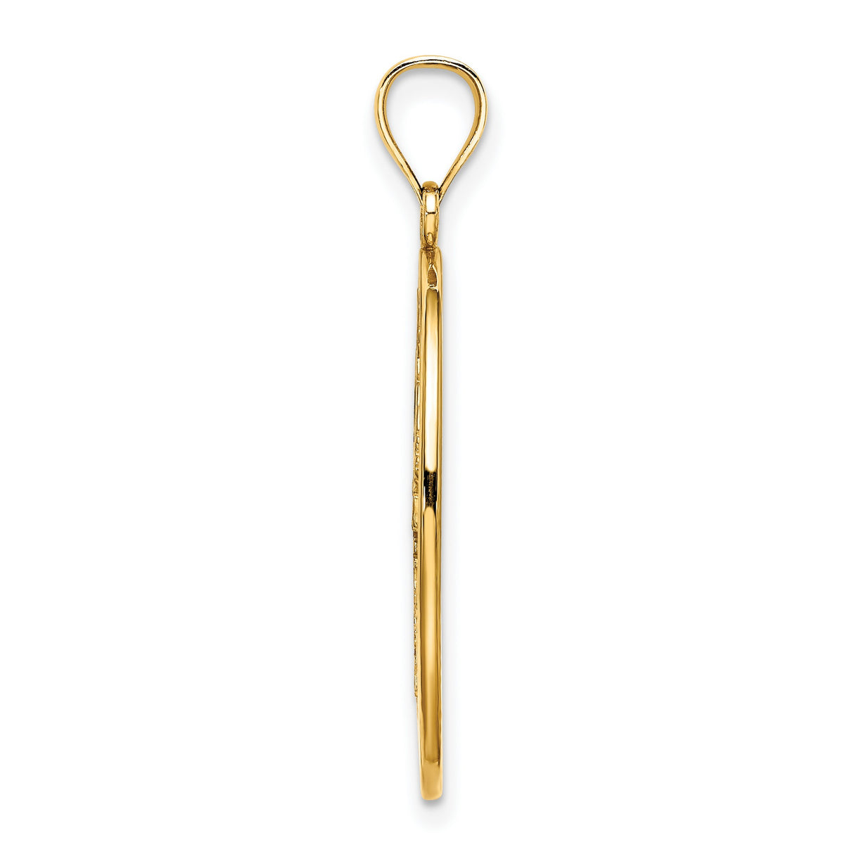 14k Yellow Gold Pendant with Enamel Angelfish, Coral and Seaweed, Nautical Ocean Theme