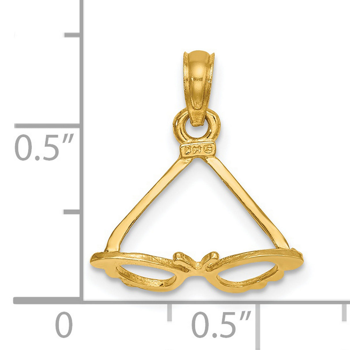 14k Yellow Gold Masquerade Mask Pendant, Intricate Costume Charm for Women