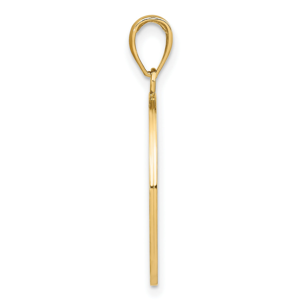 14k Yellow Gold Tree of Life Pendant with Textured Openwork Design for Women