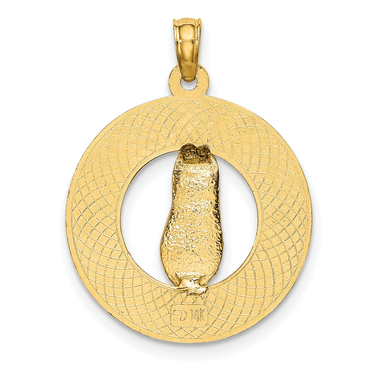 14k Yellow Gold Flip-Flop Pendant, Ocean City NJ Beach Sandal Charm, Coastal Vacation Jewelry