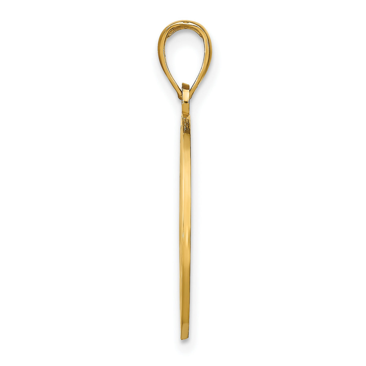 14k Yellow Gold Dolphin Pendant, Two Dolphin Ocean Charm, Nautical Travel Jewelry for Women or Unisex