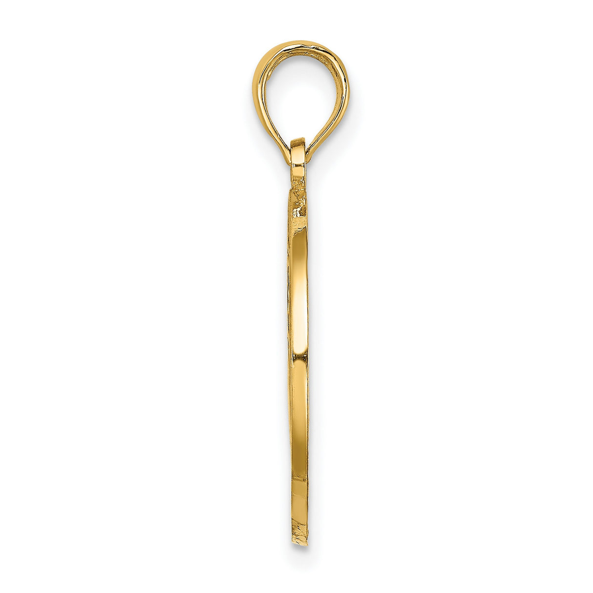 14k Yellow Gold Crab Pendant, Ocean City Nautical Charm, Coastal Beach Life Jewelry