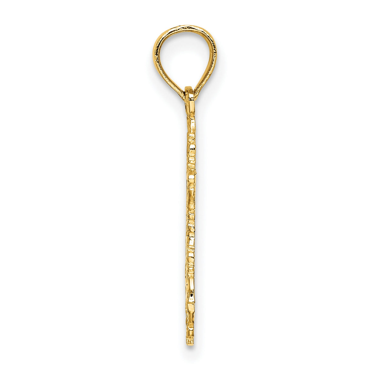 14k Yellow Gold Star of David Pendant with Filigree Design, Jewish Faith Jewelry for Women