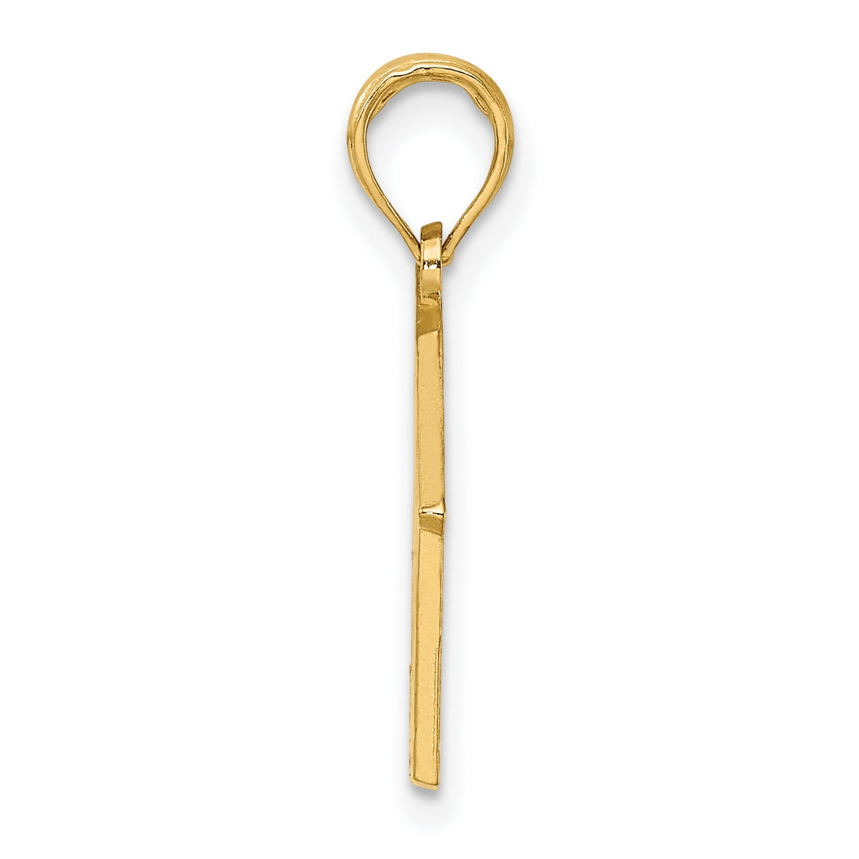 14k Yellow Gold House Pendant with Victorian Building Design Architectural Charm