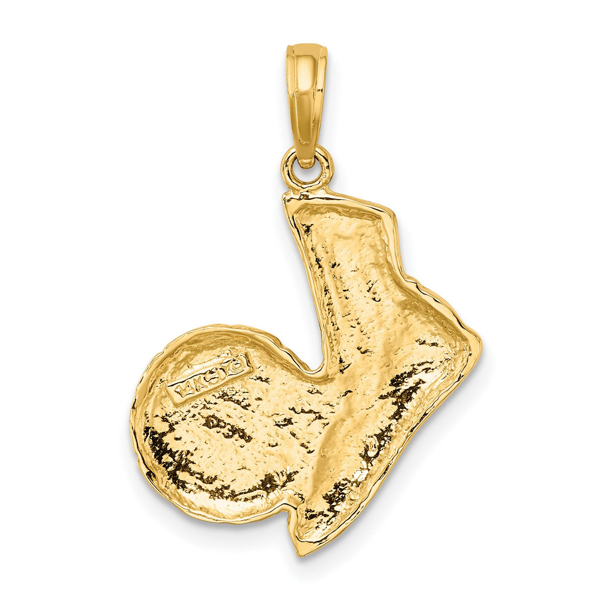 14k Yellow Gold Soccer Pendant with Cleat and Ball Design, Unisex Sports Jewelry