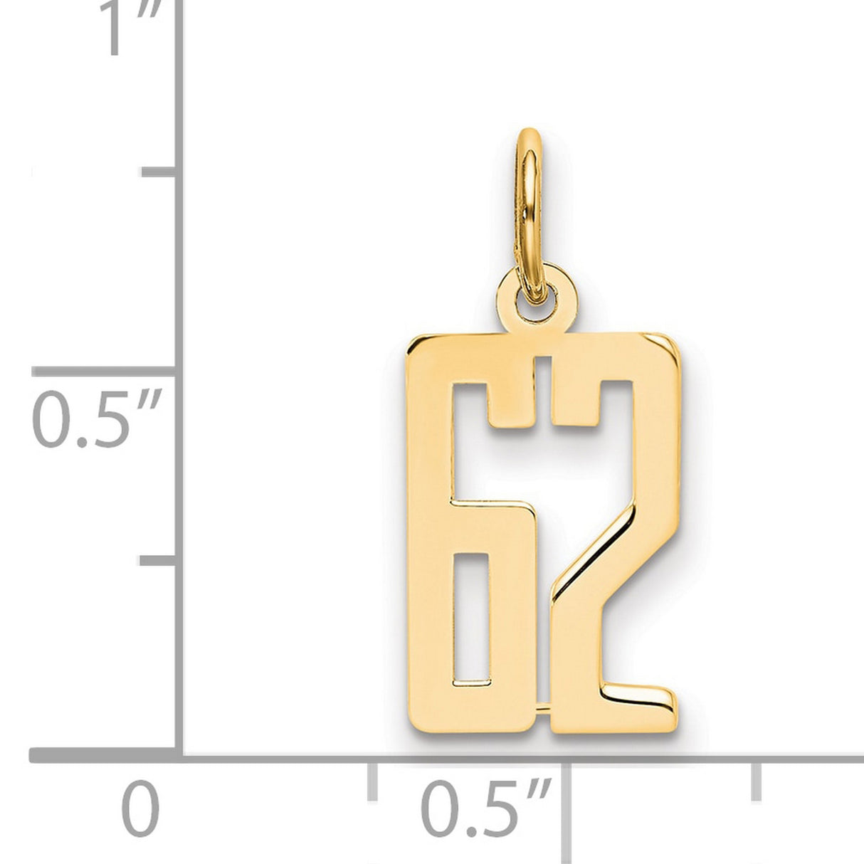 14k Yellow Gold Chai Pendant with Hebrew Symbol of Life, Jewish Faith Charm